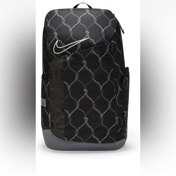 Nike Hoops Elite Pro Printed Backpack Black DQ5178 010 Mint Condition - Picture 1 of 16